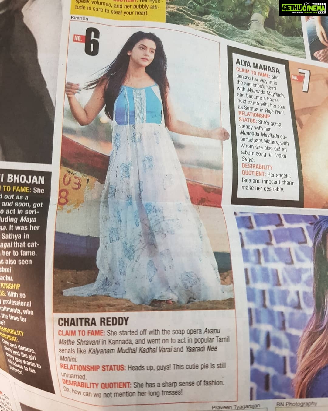 Chaitra Reddy Instagram - Thank you so much for this❤@chennaitimestoi