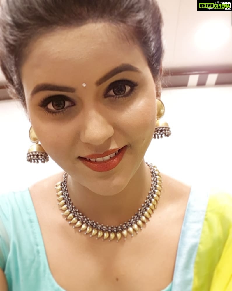 Chaitra Reddy Instagram - The no.1 Rule of a lady 😍STAY CLASSY😍 COSTUME CREDITS : @yoshnasbyela❤ JEWELLERY CREDITS : @bcos_its_silver(my spl thanks to you😗)