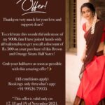 Chaitra Reddy Instagram – Thankyou very much for your love and support dears!
.
To celebrate this wonderful milestone of my 900K fam I have joined hands with @ivalinmabia to get you all a discount of Rs.500 on your purchase of this Brown and Orange Sitara Half Saree!
Grab your halfsaree as soon as possible with this amazing offer!✨
.
.
.
(All conditions apply)
Bookings only thru what’s app: +91 99526 79935
*This offer is valid only on 17,18 and 19 of November 2021.