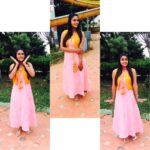 Chaitra Reddy Instagram - The innocent and Beautiful has no enemy but time 😇😍 #lifequote #innerthought #goodvibes 😘😘 costume Designed by my favourite @narmadibrand 😍
