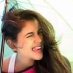 Chaitra Reddy Instagram – I always feel my best when it’s raining outside 😘🌦☔because I feel the rain,others just get wet 🌧😉😋 #rain&umbrella #best combination😘😘 #feel_the_rain ☔🌧😉