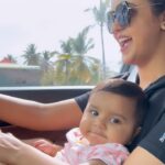 Chaitra Reddy Instagram – Our first drive, 
I shall show all these videos when she grows up #layaraaga 
@shreelatha_c ❤️