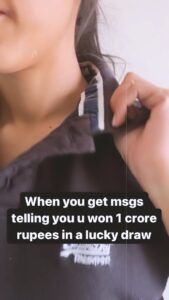 Chandini Chowdary Instagram - One of those ‘Congratulations you have won 1 Crore’ messages got me like.. #tigini #tiginichallenge #reels #reelsinstagram #brahmanandam
