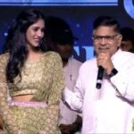 Chandini Chowdary Instagram - Thank you Allu Aravind sir for your kind words and blessings. They mean the world to me 💕 #sammathame