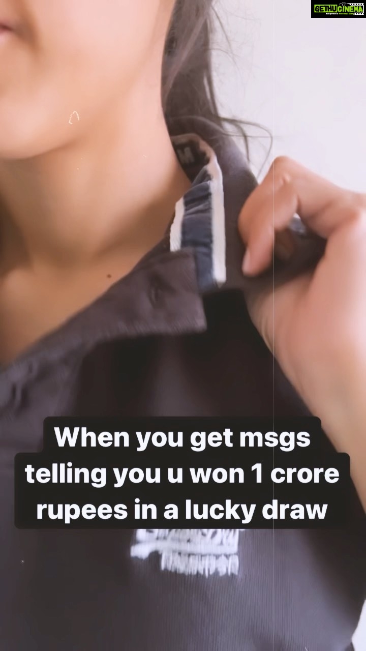 Chandini Chowdary Instagram - One of those ‘Congratulations you have won 1 Crore’ messages got me like.. #tigini #tiginichallenge #reels #reelsinstagram #brahmanandam