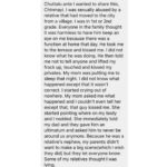 Chinmayi Instagram - How parents *SHOULD* be. If possible read this post and share. If your parents are not like this - I am truly sorry. But if you ever decide to be a parent you can be a parent like this. And yes needless to say this molester was never reporter. If these victim-shaming kachra chuttaalu hadnt seen that boy molesting a girl - they would have called HER a liar too.