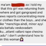 Chinmayi Instagram - The kinda women who should have never been mothers. Saying a child getting raped if she dresses a certain way is a good lesson is the worst human under the sky.