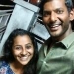 Darshana Rajendran Instagram – Irumbu Thirai.

#irumbuthirai #vishal #delhiganesh #vishalfilmfactory