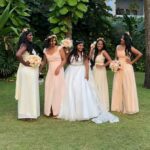 Darshana Rajendran Instagram – We made it, Boos! Allllll the love in the world :) #thelittleboowedding #happiestweddingever #boosbythebay #mytinylittlebabygirlismarried