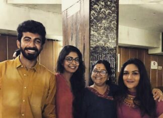 Darshana Rajendran Instagram - Watched my Mandoos as Mansoor in #viswasapoorvammansoor today :)