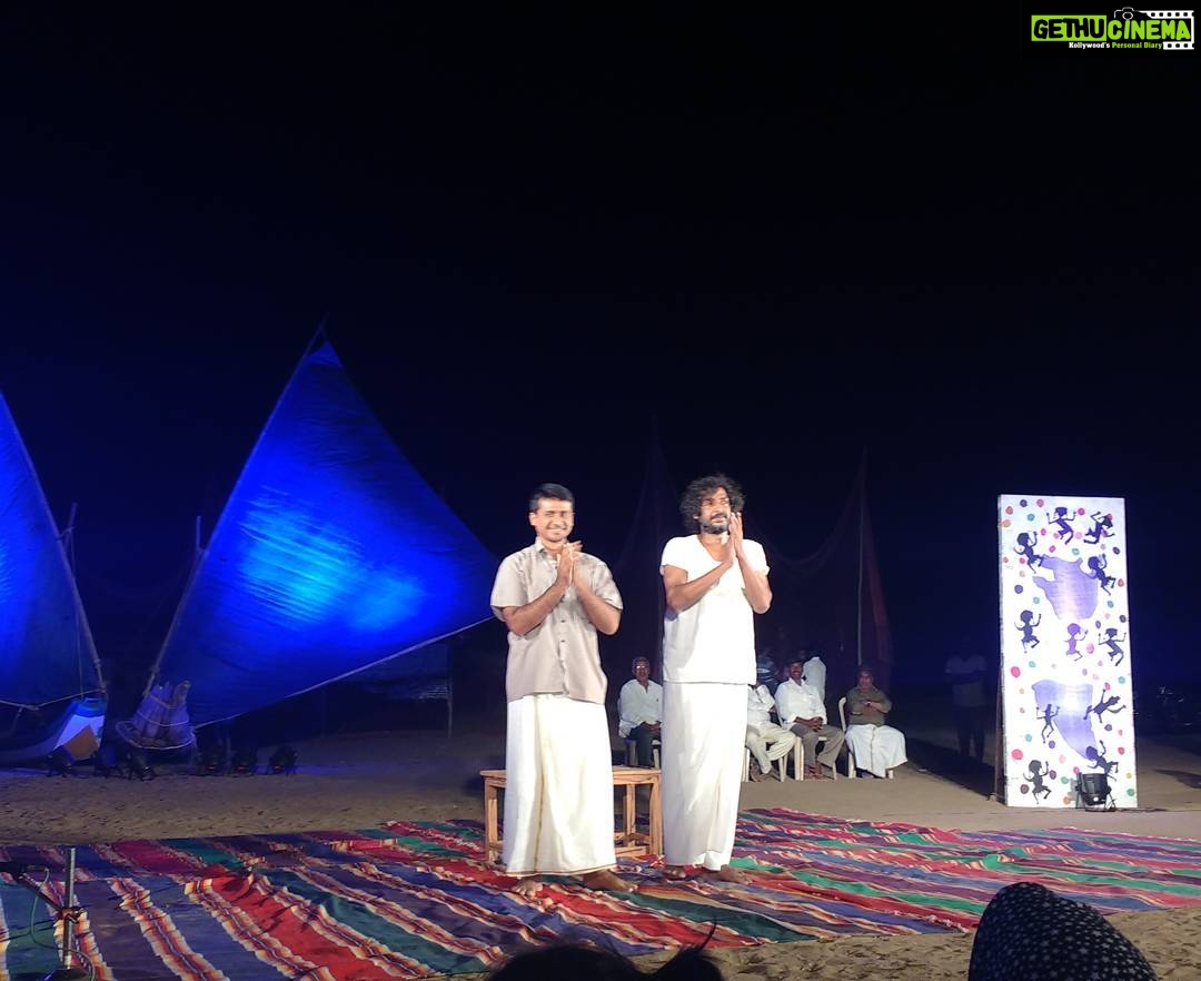 Darshana Rajendran Instagram - Sami and Vedanth at the Urur-Olcott Kuppam Vizha.