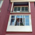 Darshana Rajendran Instagram - Amma cutie always looks out of this window and waves us tata when we're on our way out.