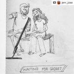 Darshana Rajendran Instagram – @jem_jose made this sketch of @rijulray and me after watching our ‘Monkey and the Mobile’ show in Chennai. So much love :)
@jem_jose with @repostapp
・・・
I had the e most wonderful experience a while back of watching the play ‘Monkey and the Mobile’ by Perch. Not only were the stages of human-phone relationship beautifully interpreted and choreographed, it was a joy for me to watch my friend @darshanarajendran blow our minds away with her stellar performance. Looking forward to your project ya Darshana 😊😊
.
.
#chennai #theatre #monkeyandthemobile #sketchbooks #doodle #people #liveshow