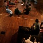 Darshana Rajendran Instagram – A line run, as Sudha sees it.

#monkeyandthemobile Adishakti Theatre