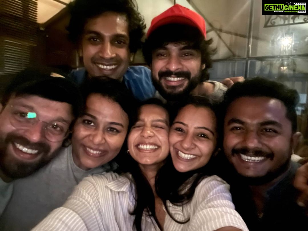 Darshana Rajendran Instagram - I really appreciate getting to do what I do as an actor, because of which I rarely acknowledge the fact that shoots can be emotionally and physically draining. We often shoot long hours, away from our homes, our people, and craving for as much as the comfort of our own beds. Each new shoot feels like the first day of school all over again. As much as I enjoy it, it always takes some getting used to. And then there are those rare sometimes where an hour into a set has you feeling all right. That is exactly what happened with this project. We just got done shooting for this beautiful film and I couldn’t be more grateful - for the beautiful people, for repeatedly having found home away from home, and, as always for the joy of getting to do what I love so much.