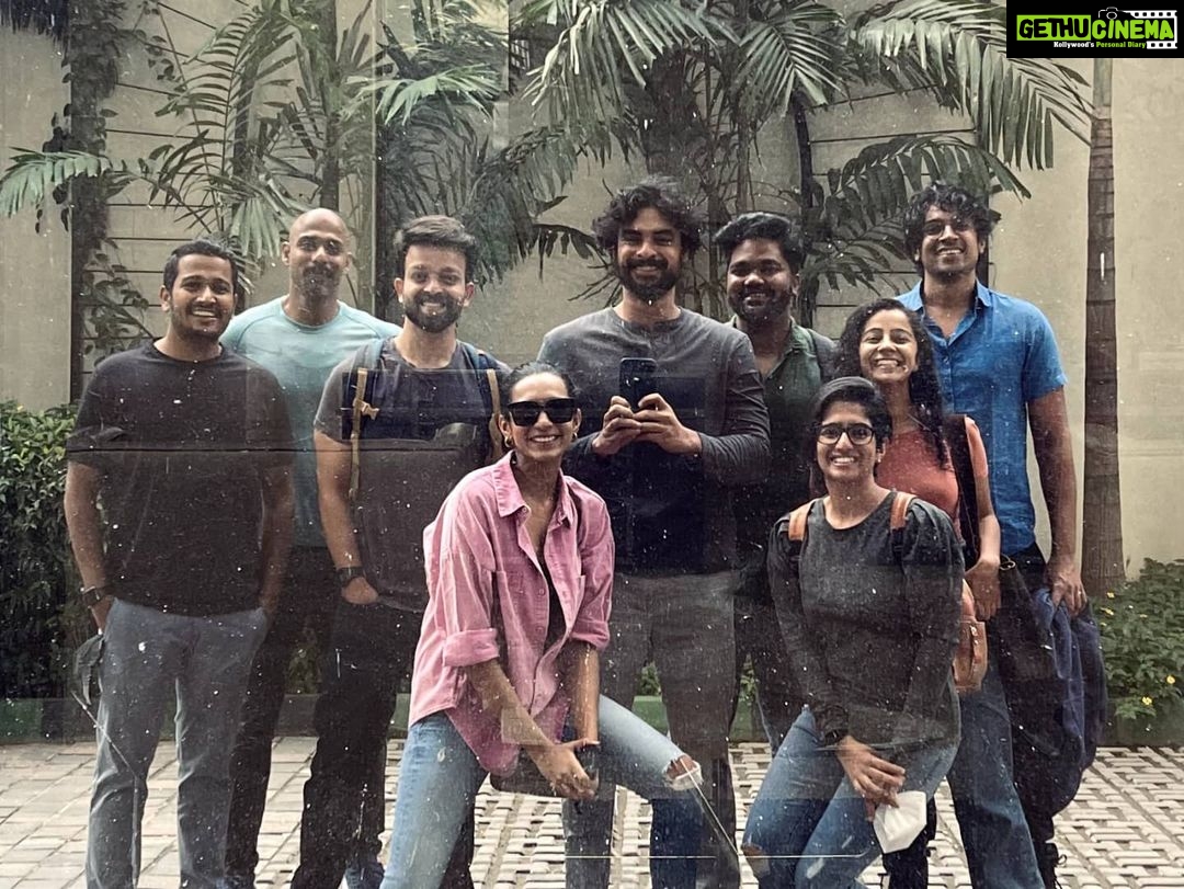 Darshana Rajendran Instagram - I really appreciate getting to do what I do as an actor, because of which I rarely acknowledge the fact that shoots can be emotionally and physically draining. We often shoot long hours, away from our homes, our people, and craving for as much as the comfort of our own beds. Each new shoot feels like the first day of school all over again. As much as I enjoy it, it always takes some getting used to. And then there are those rare sometimes where an hour into a set has you feeling all right. That is exactly what happened with this project. We just got done shooting for this beautiful film and I couldn’t be more grateful - for the beautiful people, for repeatedly having found home away from home, and, as always for the joy of getting to do what I love so much.