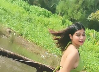 Dharsha Gupta Instagram - 💚💚 Vc- @glitzy.__ @swetha_vinush