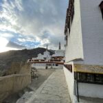 Dia Mirza Instagram - This movie is an experience of a lifetime. Each day spent on this journey has given us the gift of grace ❤️🙏🏻🐯🌏 So grateful! #DhakDhakJourney #DhakDhak #BTS #TravelWithDee @taapsee @pranjalnk @dudeja_sahaab @parijat_joshi #OutsidersFilms @viacom18studios @dhakdhakjourney @blmpictures @shraddhamishra8 @lakshsingh__ Lamayuru Monastery Ladakh, India
