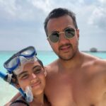 Dia Mirza Instagram - Happy Father’s Day to the 🌏’s best Father 💙🐯 We love you ♾ Earth