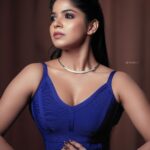 Divya Bharathi Instagram - Dear diary, I love my life 💙 📿 @fineshinejewels 💄 @lakshmiajay_makeupartistry 👱‍♀️ @mani_stylist_ 📸 @pictures_by_dhinesh_siva