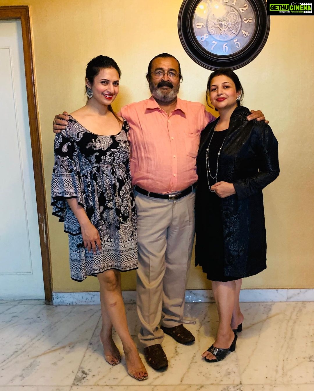 Divyanka Tripathi Instagram - So subtly you made me a mini-you! You taught us how to stay positive, respect all people alike, stay confident in all circumstances and stay a child forever! Thanks for being You papa...we got the best values from you! #HappyFathersDay Love you lots, Chaani #PhotoAlbum
