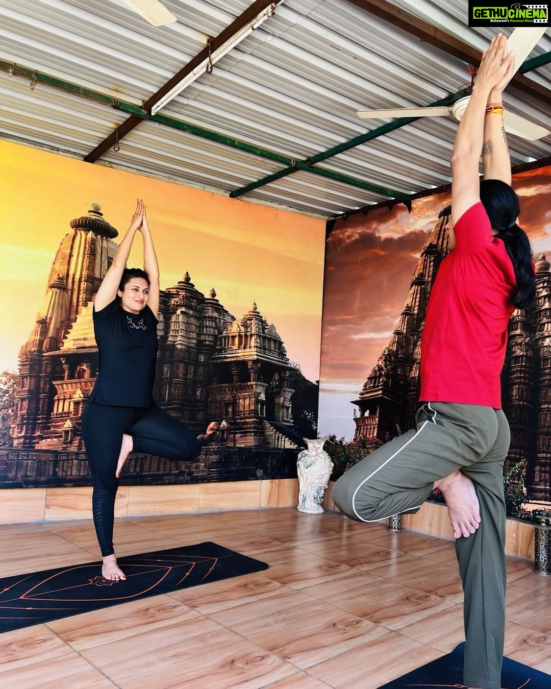 Divyanka Tripathi Instagram - Happy Yoga Day 🧘♀😇