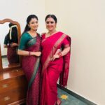 Fathima Babu Instagram - With my co star Samyuktha today. #sippikulmuthu #vijaytvserial
