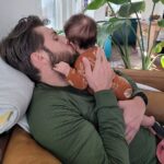 Freida Pinto Instagram - My love and father of our beautiful son Rumi-Ray, There are some roles that people are born to embody and fulfill. Of the many things you excel at, I can safely say you shine incredibly at Fatherhood. You have cared for Rumi so tenderly and with so much confidence from the day he left the hospital. I was watching you in awe. While I was healing right after giving birth, you changed EVERY SINGLE diaper in the first month of his life. (P.S. I am still amazed how Rumi hasn't peed or pooped on you even once). You took Rumi out for walks and gave him the best naps. You carefully stored and helped me pack all of Rumi's precious milk when I was too tired to get out of bed. You've been supporting me endlessly while I have been filming, keeping me stress-free and really encouraging me to shine.You clearly knew that parenthood came with sacrifices but you didn't bat an eyelid. You stayed solid and steadfast and supported our family and I just kept falling in love with you more and more. Now I see how wonderfully this has impacted Rumi's life. His face lighting up and going into the biggest smile everytime you walk into the room melts my heart. His little heart knows that Dada is his best friend, mentor and family. Adventures await now. Bike rides, swimming, hikes, camping, stargazing, taco eating and more. The world just opened up differently for you and me. I look at the two of you and get very teary eyed thinking, Gosh I must have done something right to be blessed with the best boys I could ever ask for. HAPPY FATHER'S DAY DADA!