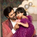Ganesh Venkatraman Instagram - And just like that she turned 3 ❤️✨ I still remember the first time when all of your little fingers grabbed my forefinger tight and looked straight into my eyes! There have been so many magical firsts with you - the time you said 'dada' and 'mama' , your first step, your first dance....and so much to talk about sweetheart😍 I wish you a very happy birthday my little princess ❤️😘 can't wait to see you grow up as a person and imbibe the best of me and your mama @prettysunshine28 Sammy's 👗 designed by @sowmyz_couture #birthday #birthdaygirl #birthdaybaby #birthdaycelebration #birthdayreels #birthdaypost #happybirthday #daughter #daddaughter #daughterlove #junebirthday #junebaby #reelitfeelit #instareels #samaira #ganeshvenkatram