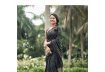 Gayathrie Instagram - For #maamanithan promotions in Kochi! . . Wearing @devraagh Wardrobe consultant @styled_by_arundev Photographed by @unnisurendran . . #maamanithanfromjune24 #maamanithan #gayathrieshankar #gayathrie #kollywood