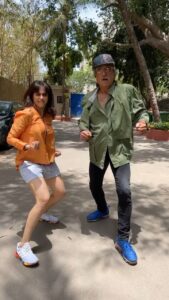 Genelia D'Souza Instagram - Reel fun time with Crime master Gogo !! Legendary @shaktikapoor #reelkarofeelkaro