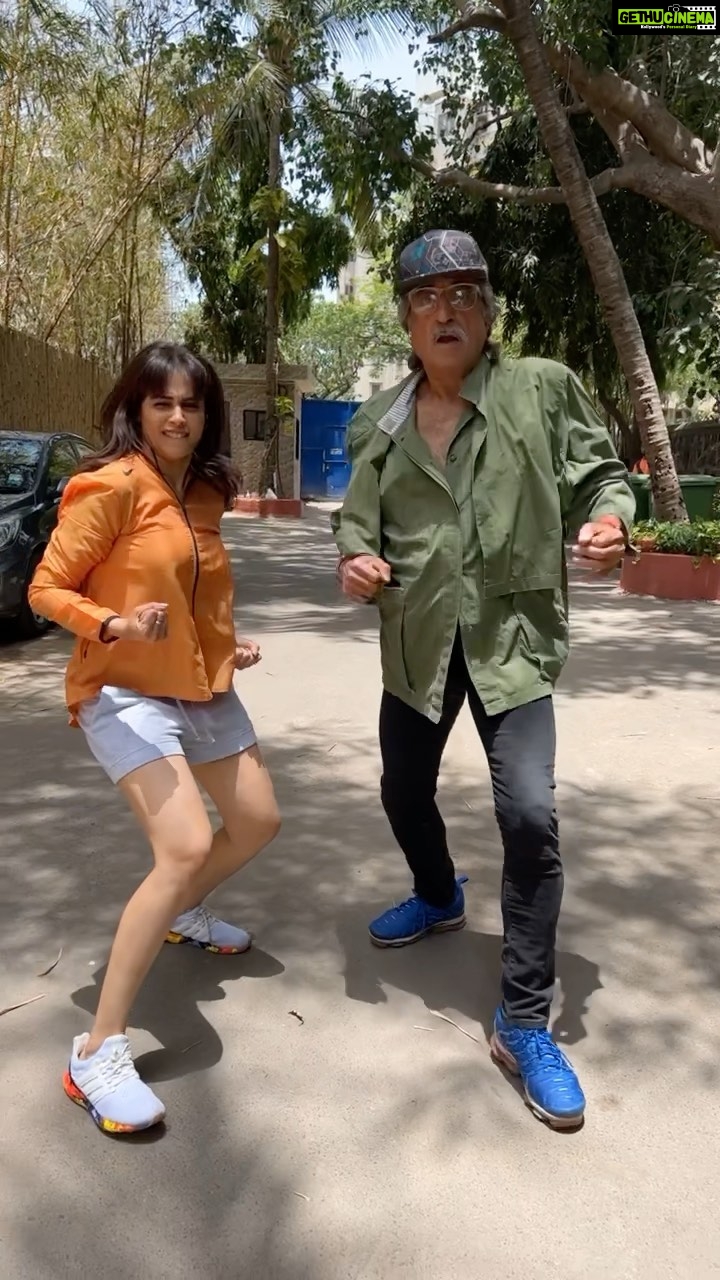 Genelia D'Souza Instagram - Reel fun time with Crime master Gogo !! Legendary @shaktikapoor #reelkarofeelkaro