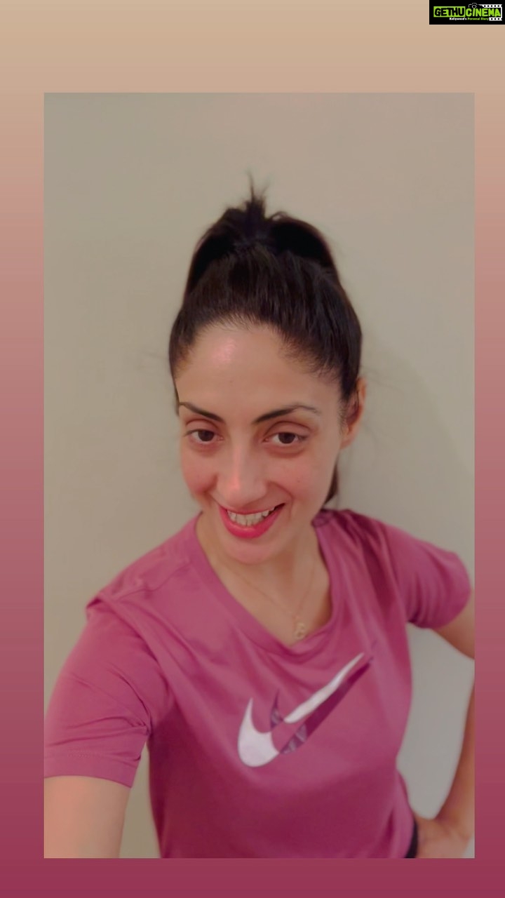 Gurleen Chopra Instagram - BREAST TIGHTENING YOGA 🧘‍♀️