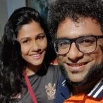 Haricharan Instagram - Another Year of Madness with this Bundle of Happiness. Love you @pavithraharicharan 😘 Thanks for being my companion, Best friend & My everything.