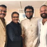Haricharan Instagram – With my aNNaa’s. 
This is indeed a special Picture for me. 

When I started singing in film music in 2004, I started performing Stage shows with these Pro’s with @official_gangaiamaran uncle and that was when I learnt so much about Tamil Film Music and the Roots of it. 

Have toured so much with these Funsters. Never a Dull day. Missing @premgi here :) 

So happy to have “Gigged” with them for #SPB75

 @venkat_prabhu 
@spbcharan @yugendranvasudevan Lady Andal Concert Hall