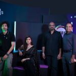 Hebah Patel Instagram - They might not be the Men-In-Black, but they are super smart! Here’s our clever cast from ‘The Black Coat’ Don’t go by the name, you’ll love them. #GetHookedToZee5 #ChustuneUndipotaaru #HookedToZee5 @ihebahp @rathnamzz_karthik @kamana10
