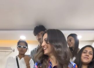 Helly Shah Instagram - When you forcefully bring one and the others have a different level of enthusiasm to complete the step 😂 #reelsinstagram #reels #reelitfeelit #trendingreels