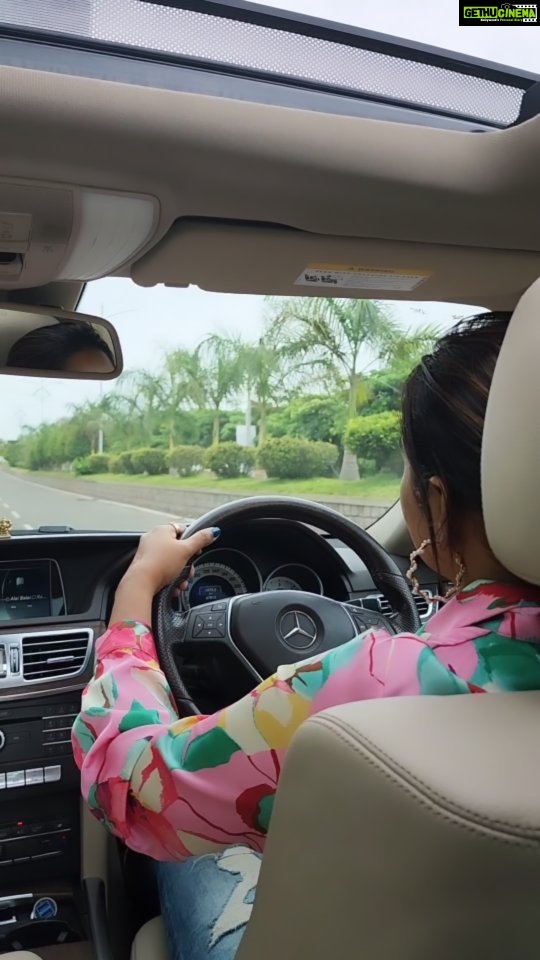 Himaja Instagram - I love it 🚗 #driving #longdrive #car #crazy #funnyreels #fun #trendingreels #trending #bgm #musiclover #benz #benzema