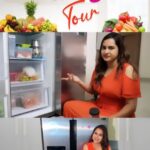 Himaja Instagram - Full video is live on Itshimaja youtube channel Do watch friends 😀 #fridgetour #tour