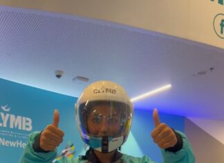 Hina Khan Instagram - Exhilarating and full of excitement, this once in a lifetime experience at the worlds biggest indoor skydiving tunnel clymb at Abu Dhabi is unmissable.. Go Visit soon.. @clymbabudhabi #ReachNewHeights #SummerInAbuDhabi #HKInAbuDhabi Thank you for giving me this opportunity @visitabudhabi CLYMB Abu Dhabi