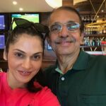 Isha Koppikar Instagram - A Father means so many things... An understanding heart, A source of strength and support right from the very start. Thank you Annu for being my strength and always supporting me. And thank you Timmy for being the best father our daughter could ever have. Happy Father’s Day ❤️ #fathersday #fatherdaughter #fatherlove #fatherlove #fatherhood #love