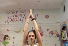 Isha Koppikar Instagram - Yoga is like music. The rhythm of the body, the melody of the mind, and the harmony of the soul create the symphony of life. Happy International Yoga Day and happy world music day 🎶 #yogaday #yogapractice #yogaeveryday #yogareel #worldmusicday #music #yogaeverydamnday #yogajourney #breatheinbreatheout #musicday #trendingreels #reelsofinstagram Mumbai, Maharashtra