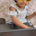 Ishika Singh Instagram - My darling loves her glasses 🤓 so I found this apt reel .. #babygirl🎀 #babyfashion #babystyle #babyinglasses #instababylove #mommysgirl #monmysbaby #toddleractivities #toddlerlife #toddlerfashion #toddlermom #fashionably #happybaby #coolgal #pari #mommylovesyou #mommylove #momanddaughter