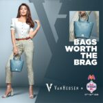 Jacqueline Fernandez Instagram - @VanHeusenind Bags are worth the brag! Don’t forget to splurge on some jaw-dropping deals on Van Heusen handbags @myntra #MyntraEndofReasonSale #IndiasBiggestFashionSale #MyntraEORS2022 #VanHeusen #Ad