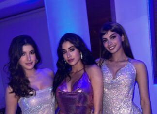 Janhvi Kapoor Instagram - the Kapoor’s the criminals 🔫🔪 #welcomehomekhush 🎉