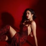 Janhvi Kapoor Instagram - rose garden dreams, set on fire by fiends 🥀 @alexandrevauthier