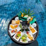 Jennifer Winget Instagram - All happiness depends on a liesurely breakfast….and mine came in floating! #CanGetUsedToThis #FloatingBreakfast #LagunaPhuket #Thailand #banyantreephuket Banyantree Phuket