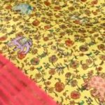 Joy Crizildaa Instagram - Trending kalamkari saree ❤️ To place an order Kindly DM ! ❤️ Disclaimer : color may appear slightly different due to photography No exchange or return Unpacking video must for any sort of damage complaints Threads here and there, missing threads,colour smudges are not considered as damage as they are the result in hand woven sarees. #joycrizildaa #joycrizildaasarees #handloom #onlineshopping #traditionalsaree #sareelove #sareefashion #chennaisaree #indianwear #sari #fancysarees #iwearhandloom #sareelovers #sareecollections #sareeindia