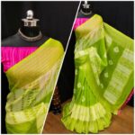 Joy Crizildaa Instagram - Presenting chiffon sarees ❤️ Stock up your wardrobe with colourful sarees