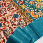 Joy Crizildaa Instagram – Kalamkari saree ❤️
To place an order Kindly DM ! ❤️
Disclaimer : color may appear slightly different due to photography
No exchange or return
Unpacking video must for any sort of damage complaints
Threads here and there, missing threads,colour smudges are not considered as damage as they are the result in hand woven sarees.